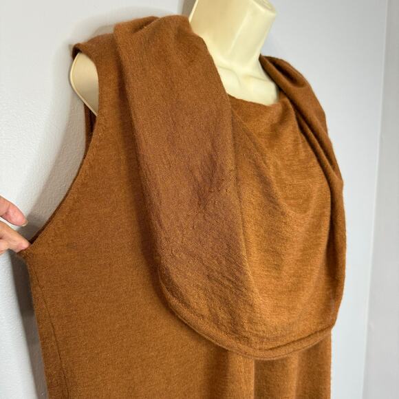 Missoni Italy Cashmere Silk Open Cowl Neck Sweater Lightweight Luxury S - Picture 9 of 14